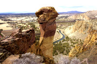 Dramatic 'Monkey Face' at Smith Rock State Park