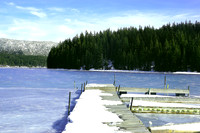 Winter at Paulina Lake