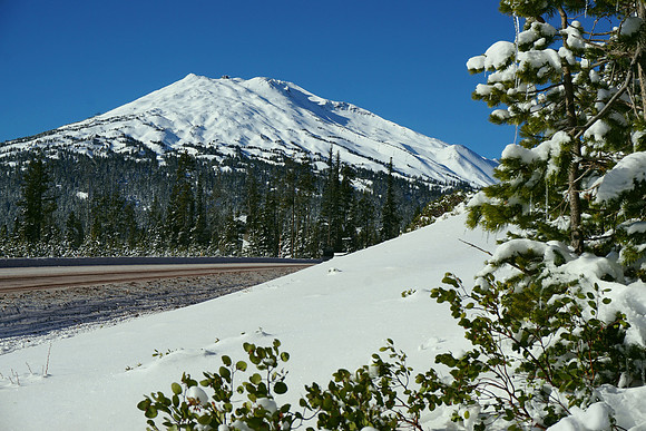 Dazzling Mt Bachelor in Winter