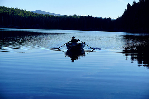 Nostalgic moments at Dusk on Clear Lake