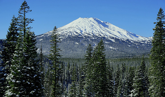 A lovely view of Mt Bachelor