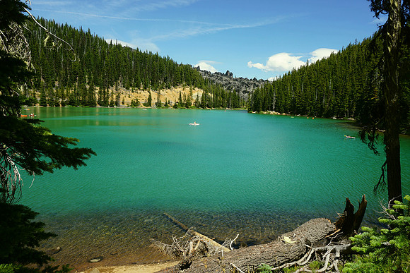 Devils Lake Stunning hues