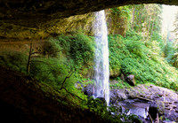 A view from behind on Silver Falls Trail