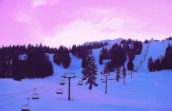 End of another fun, Winter's day at Mt Bachelor!